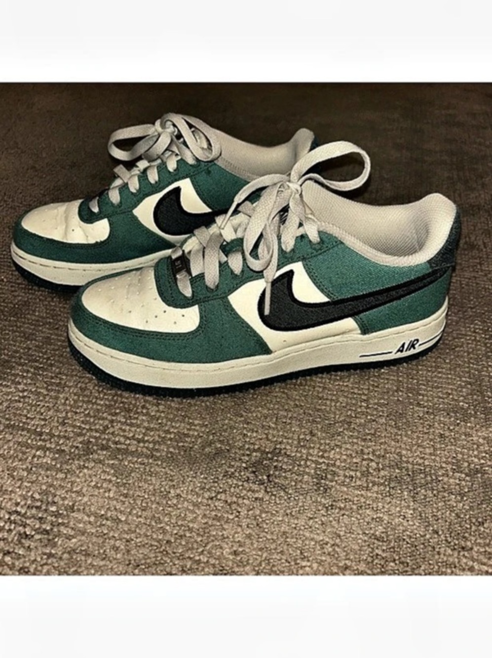 Nike Air Force 1 Low Teak & White Sneakers
